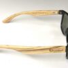 Green Mirror Lens Bamboo Sunglasses - Image 3