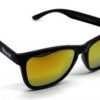 Black Frame Yellow/Red Fire Lens Boosted Industries Sunglasses